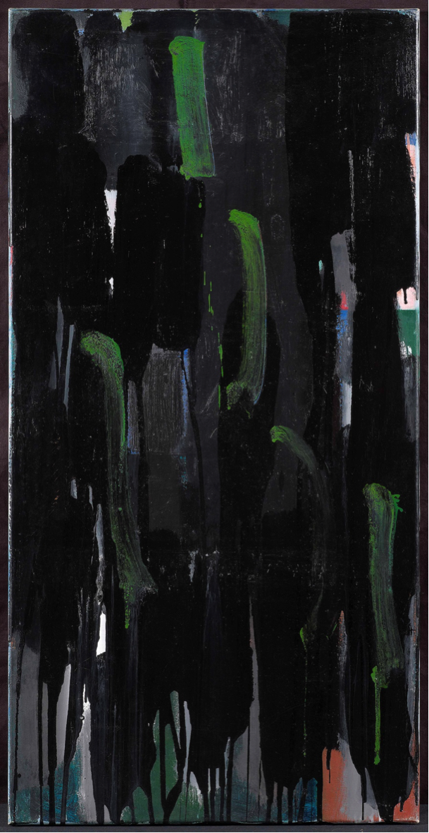Patrick Heron, Green on Blacks: 1956, 1956, oil on canvas, Photograph © Waddington Custot Galleries
