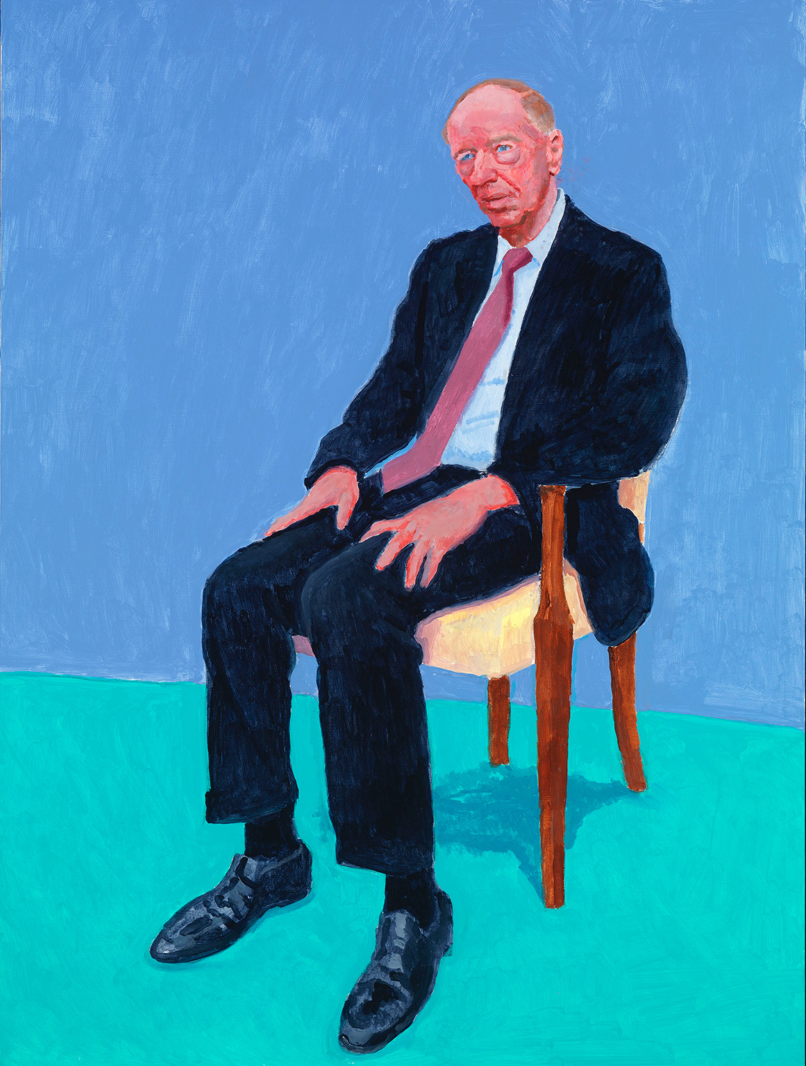 David Hockney, Lord Jacob Rothschild, 5-6 February, 2014 © David Hockney. Photo credit: Richard Schmidt