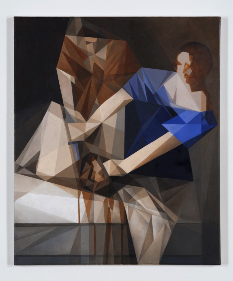 Anna Ostoya, Slain Abstraction (1), 2016 Oil on canvas
