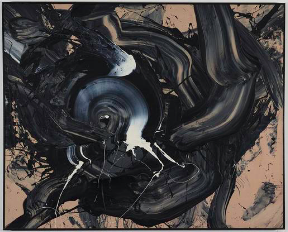 Kazoo Shiraga, Daikokuten [God of Wealth],1972, alkyd paint on canvas