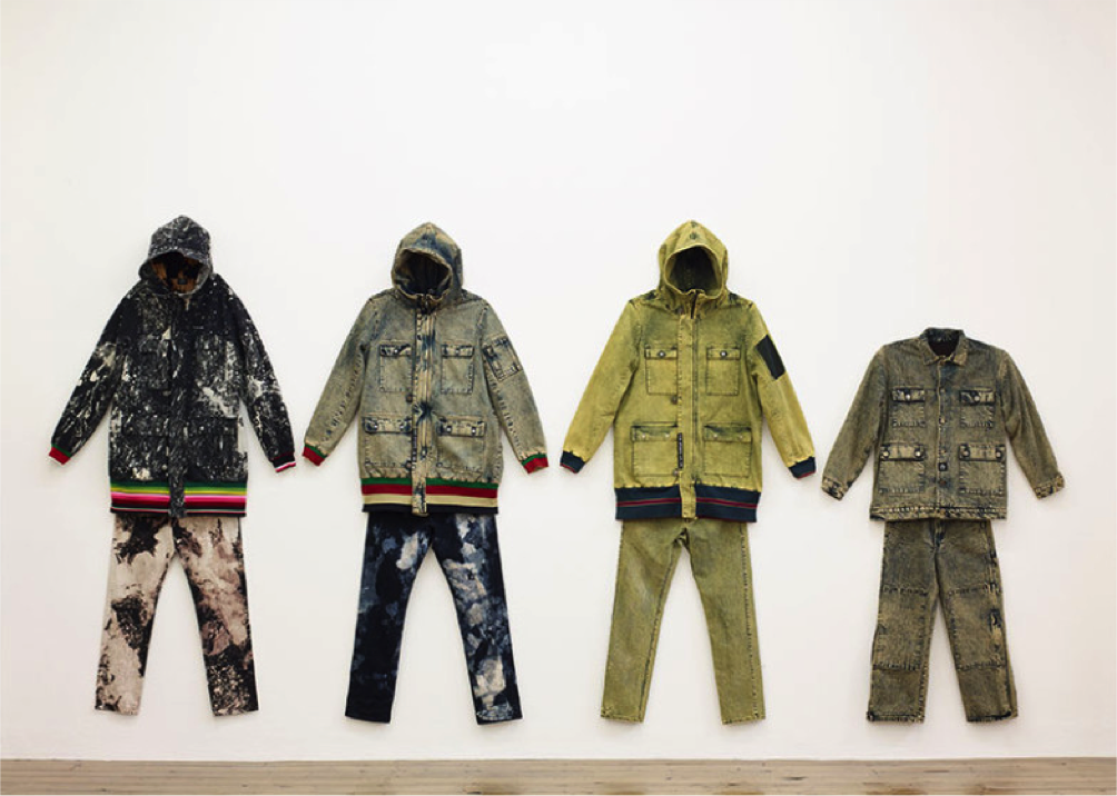 Sterling Ruby, Installation view, Workwear: Garment and Textile Archive 2008 - 2016