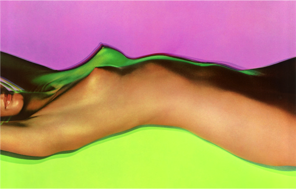 Hiro, Bodyscape New York, pigment print, 1976