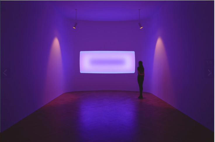 Installation view of 67 68 69 | © James Turrell | Courtesey of Pace Gallery